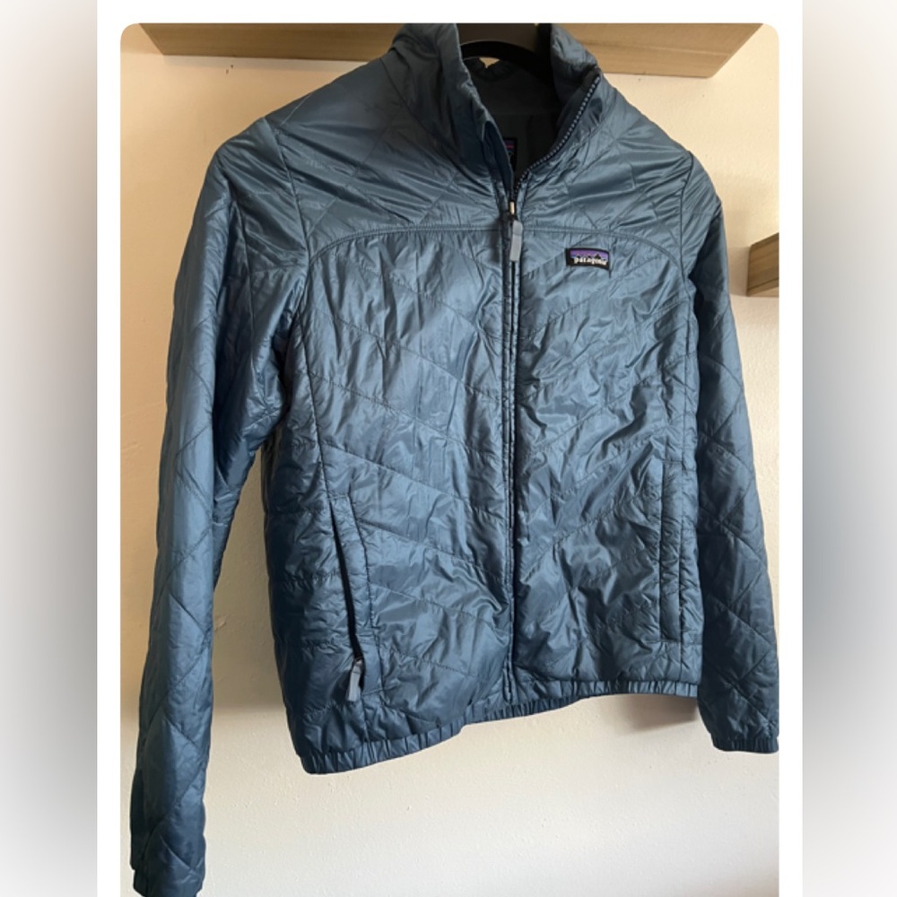 Patagonia Blue Quilted Jacket